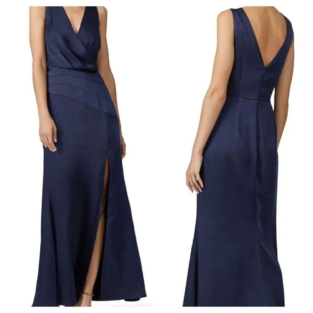 Adelyn Rae Tasha Satin Gown Dress